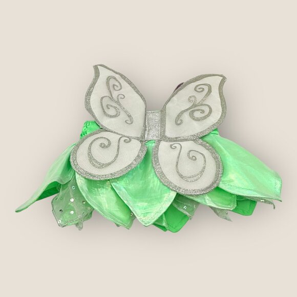 Build-A-Bear Tinker Bell Green Fairy Dress Costume Attached Wings BAB - Picture 3 of 5
